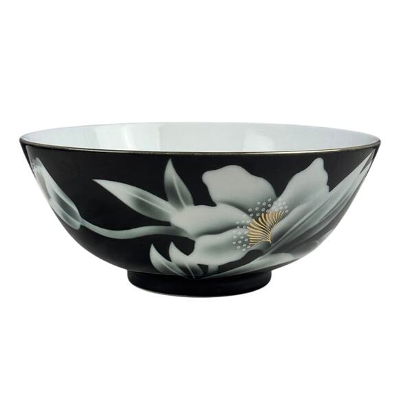 Jamestown China Midnight Blooms Bowl - Picture 1 of 7